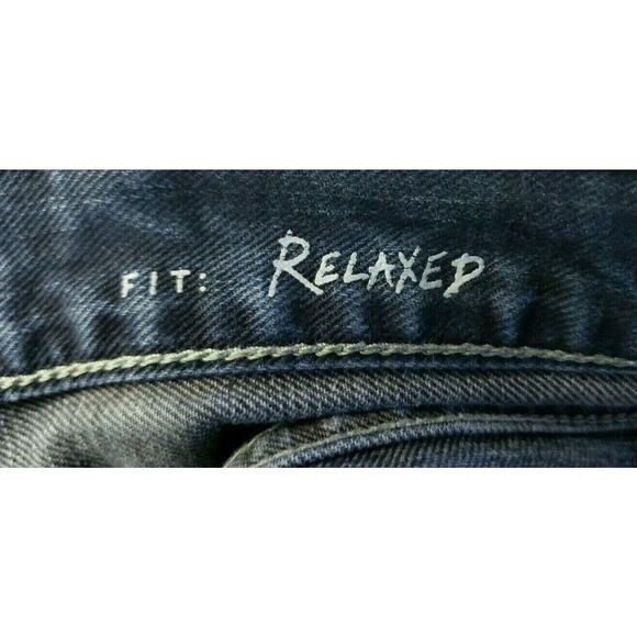 Eddie Bauer Men's Relaxed Blue Denim Jeans 38 x 32 Special Dyed U152 #3 - Picture 5 of 6